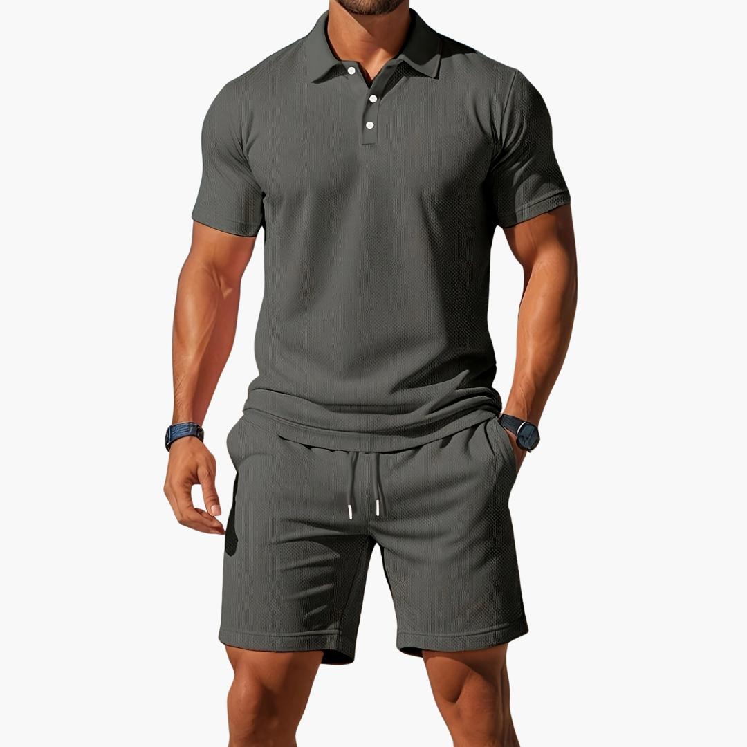 Poloshirt & Shorts Set Kurzarm – Mast
