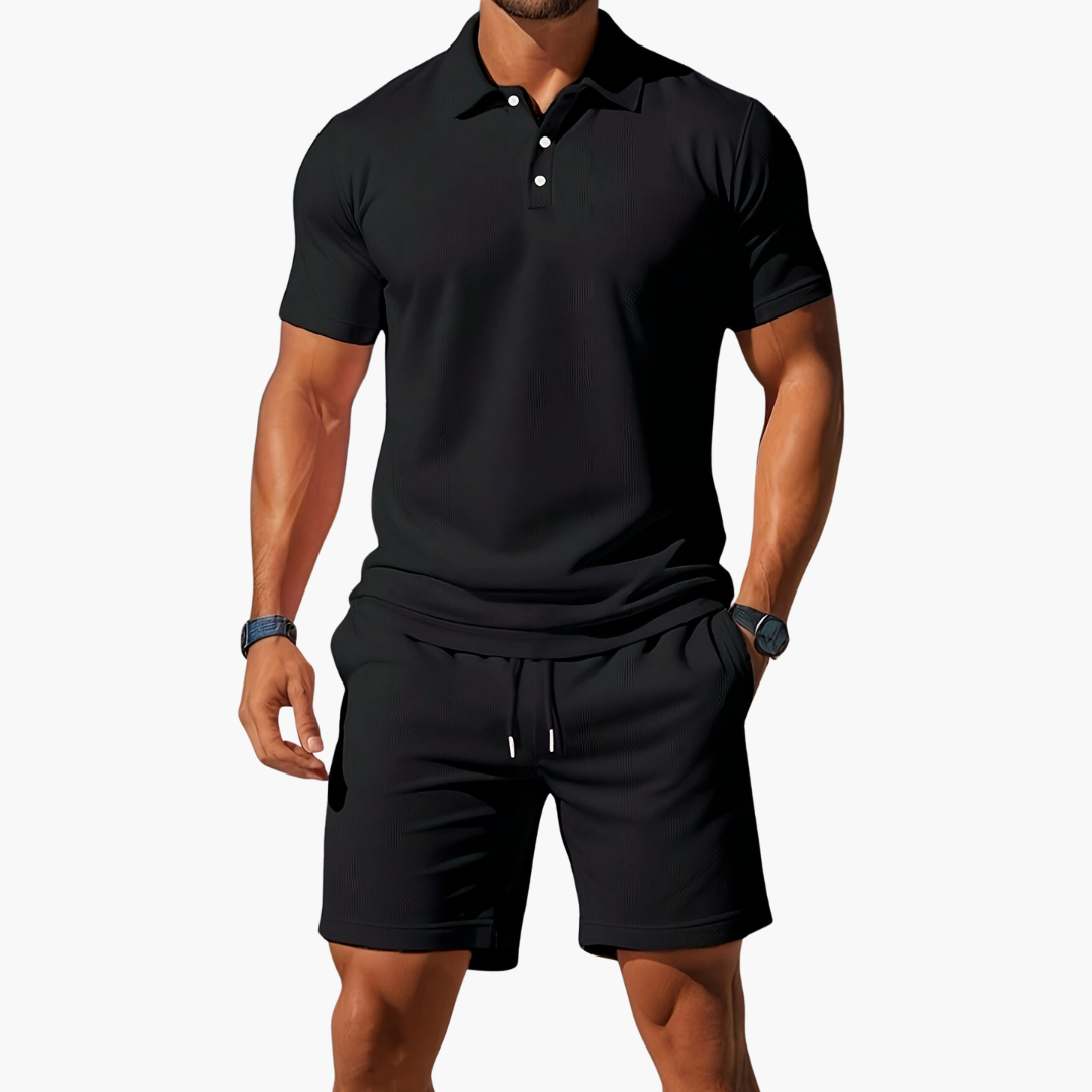 Poloshirt & Shorts Set Kurzarm – Mast