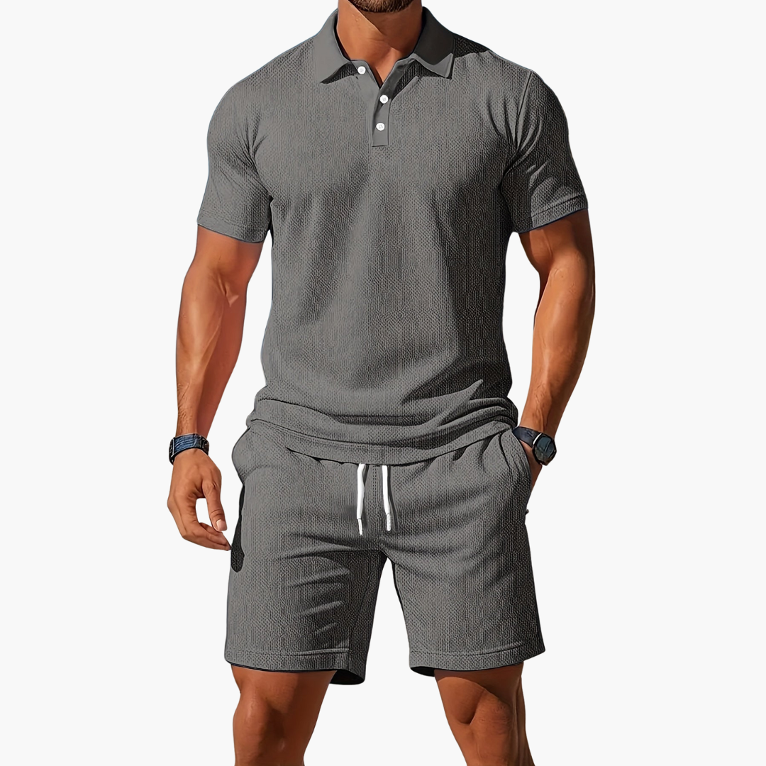 Poloshirt & Shorts Set Kurzarm – Mast