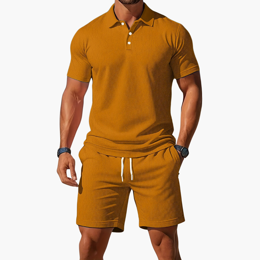 Poloshirt & Shorts Set Kurzarm – Mast