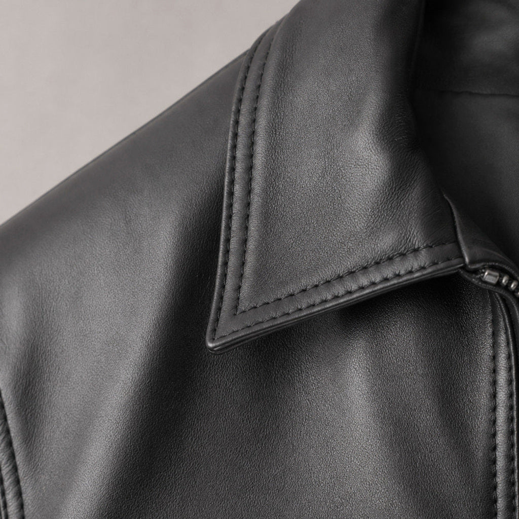 Moritz | Lederjacke Lammleder Schwarz