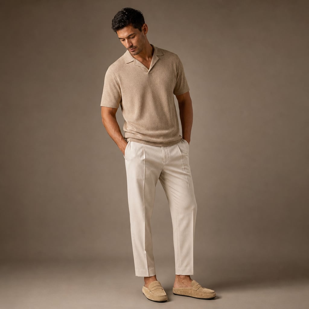 Penny-Loafer Mule Soft-Touch-Gewebe Plateau-Sohle – Monvel