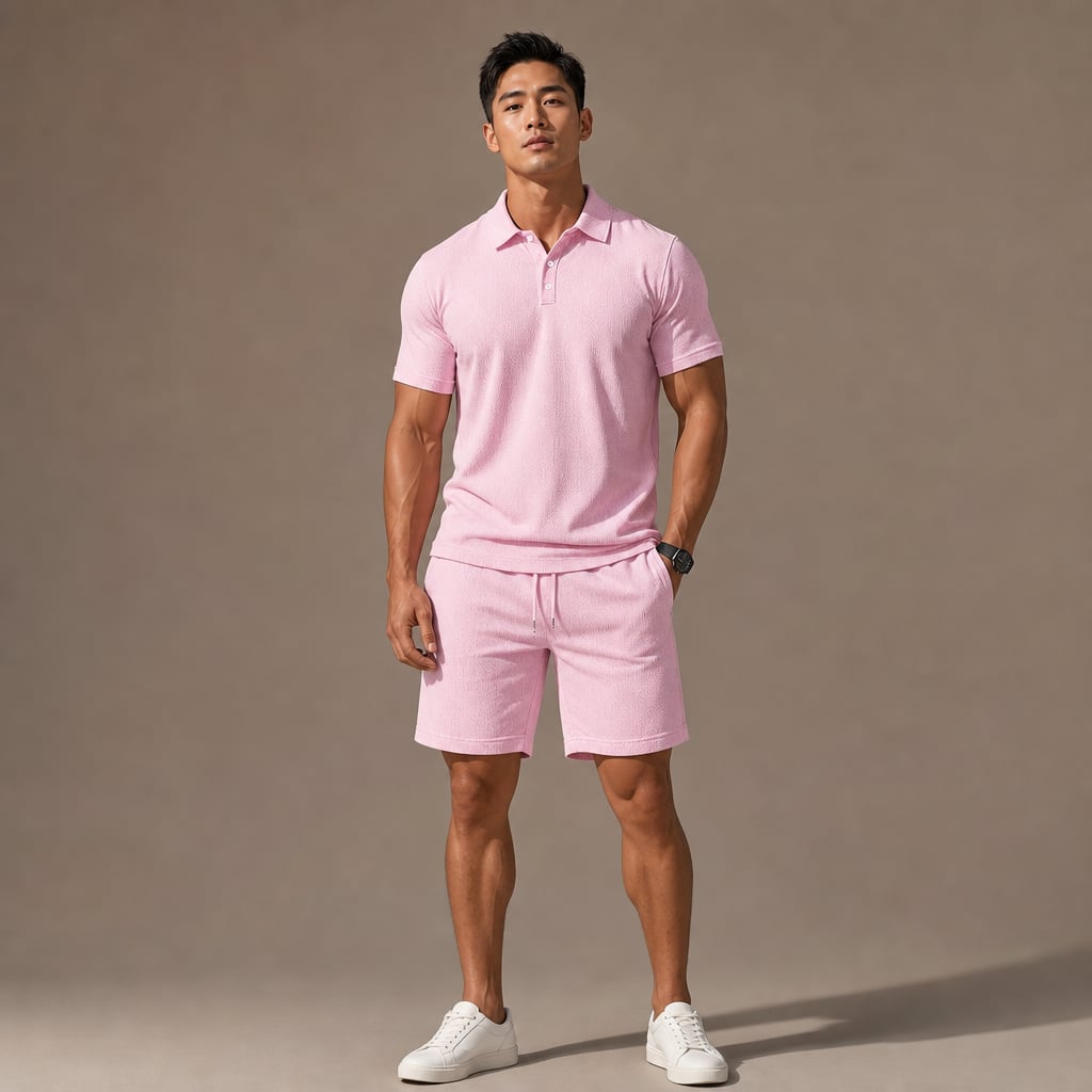 Poloshirt & Shorts Set Kurzarm – Mast