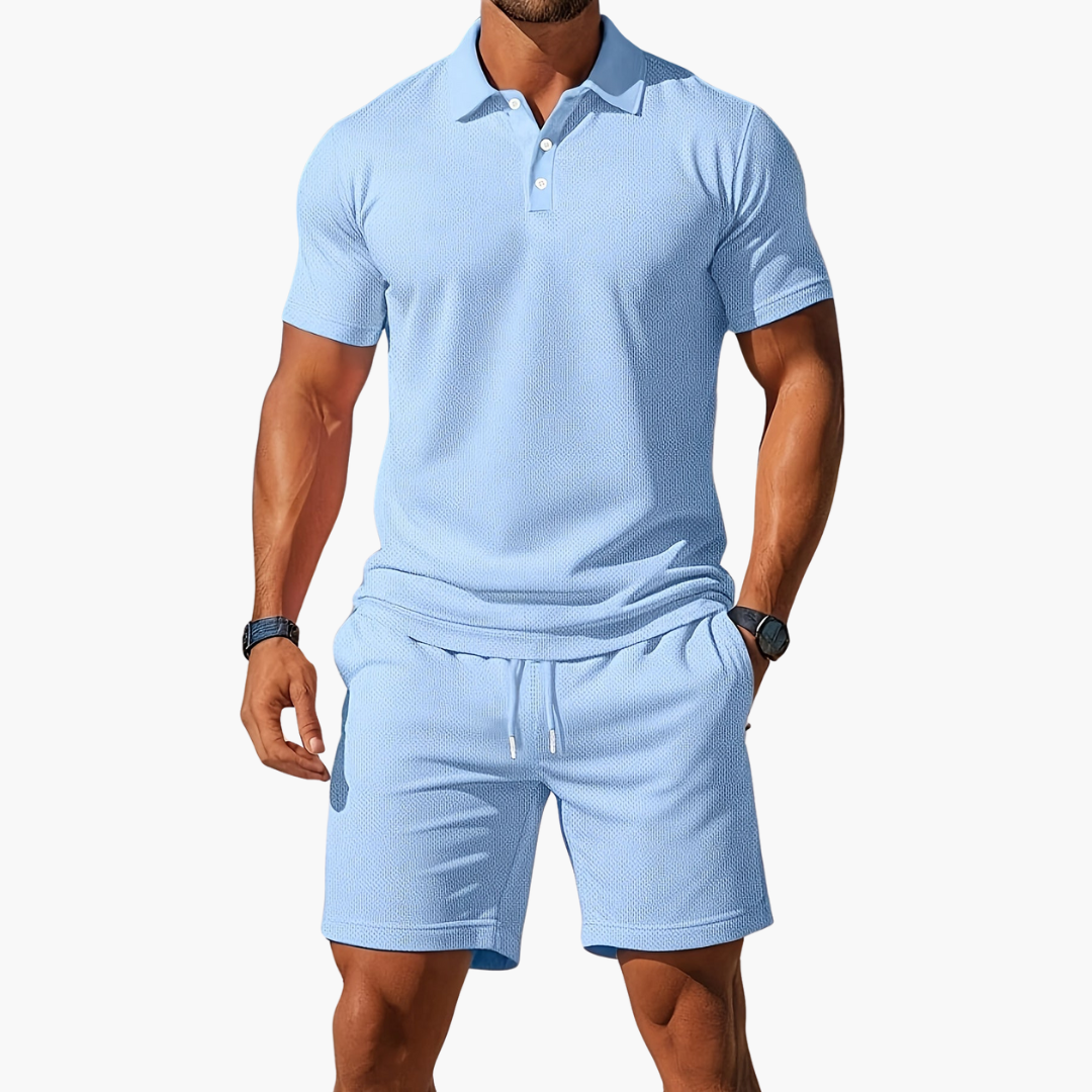 Poloshirt & Shorts Set Kurzarm – Mast