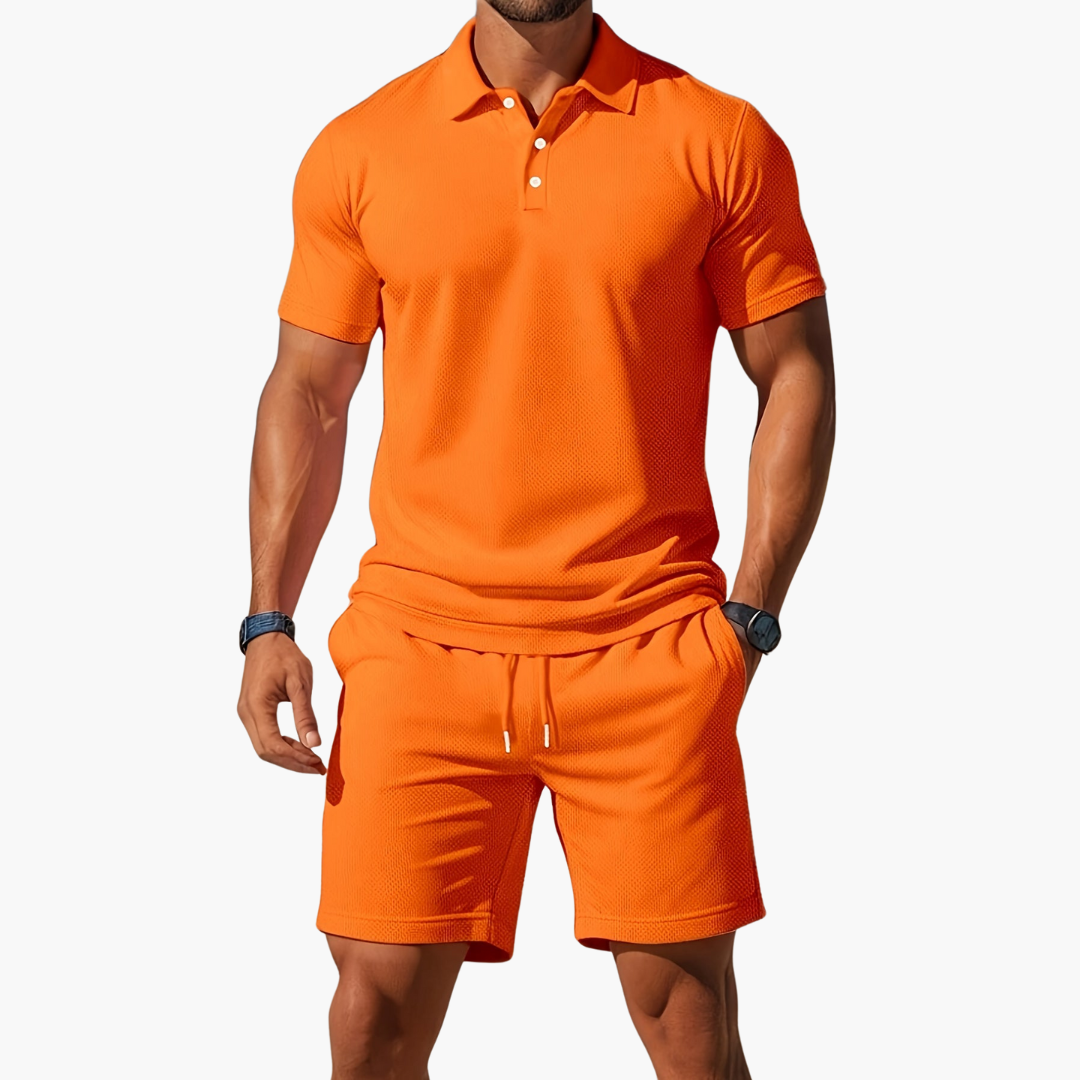Poloshirt & Shorts Set Kurzarm – Mast