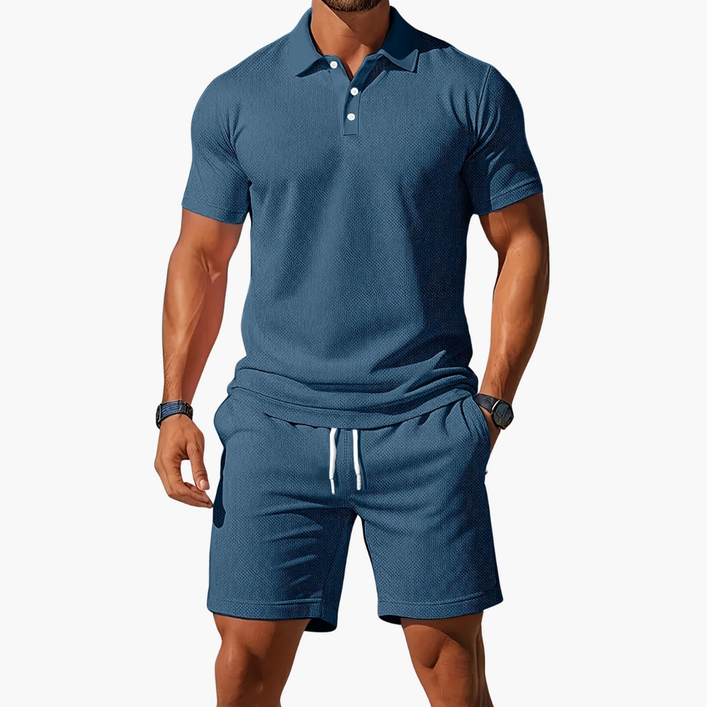 Poloshirt & Shorts Set Kurzarm – Mast