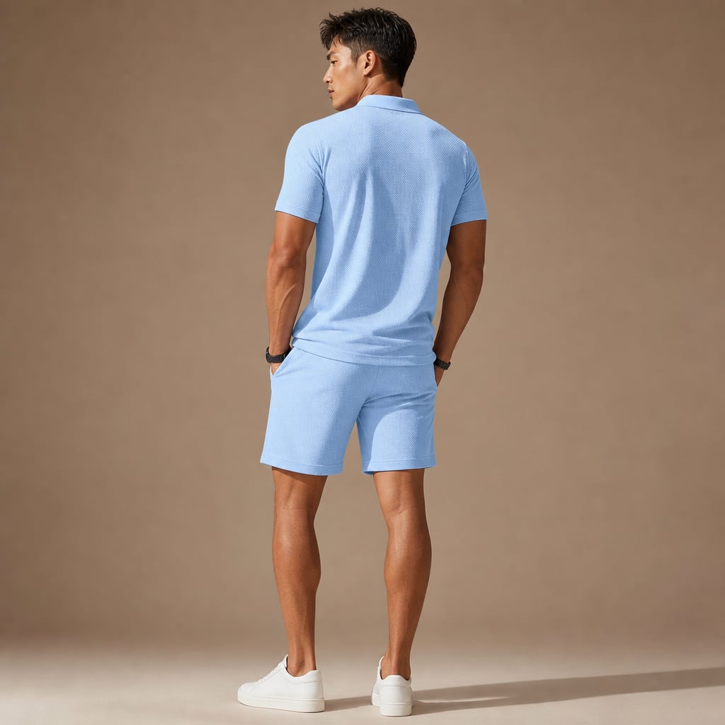 Poloshirt & Shorts Set Kurzarm – Mast