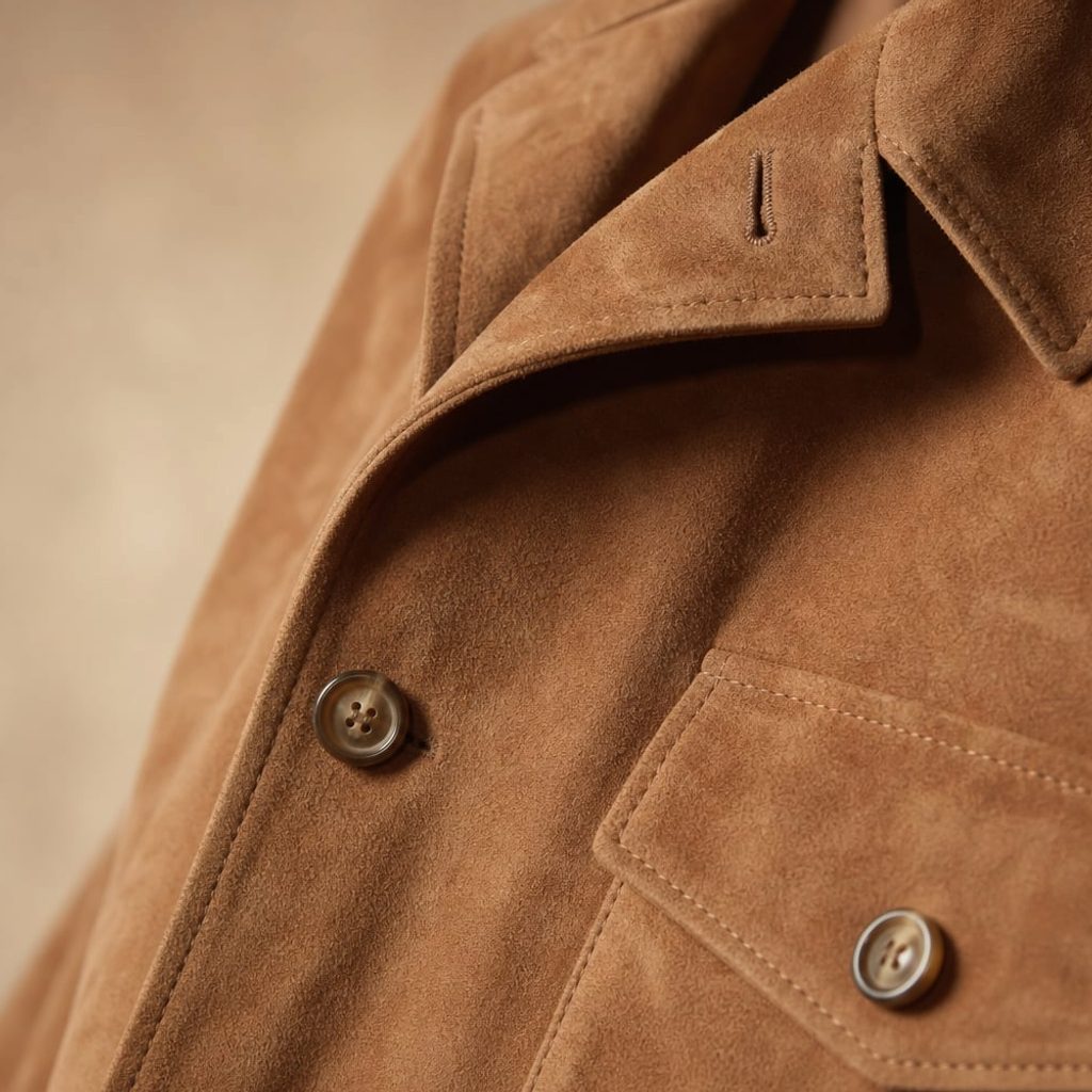 Sakko Wildleder-Optik Multi-Pocket Utility – Burkhard