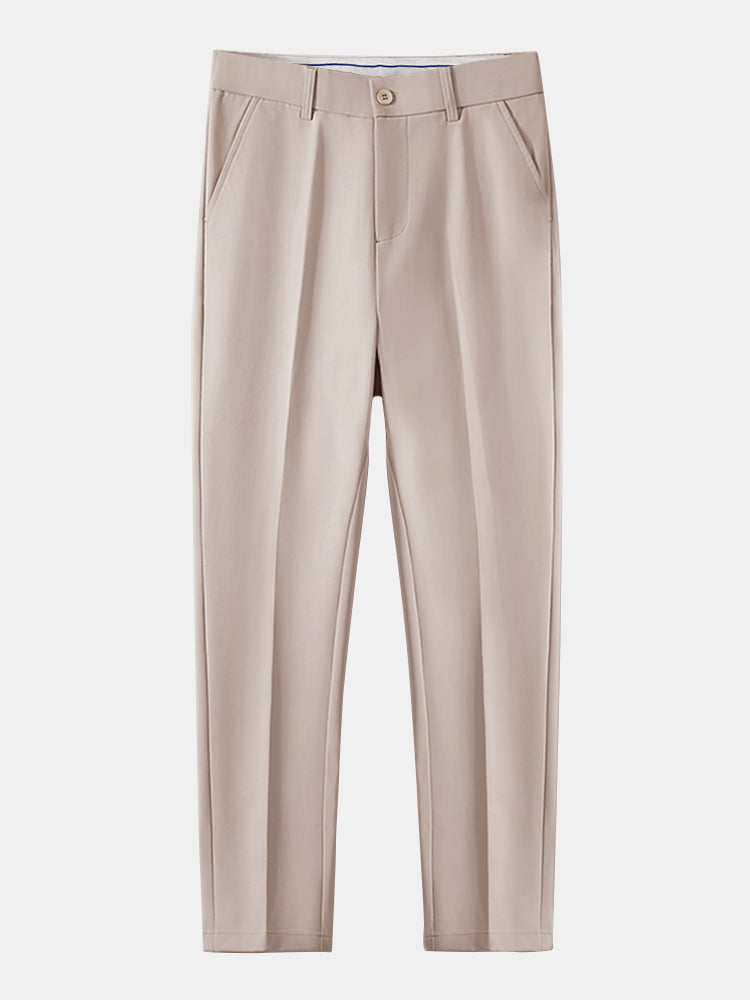 Set Waffelstrick Slim Tapered Poloshirt & Hose – Daxel