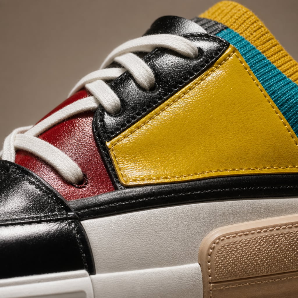 Sneaker Asymmetrisches Design Stoßdämpfende Sohle – Varen