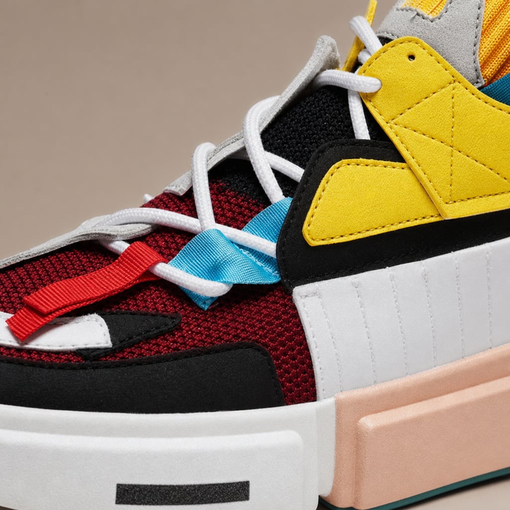 Sneaker Asymmetrisches Design Stoßdämpfende Sohle – Varen