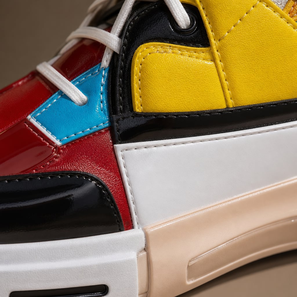 Sneaker Asymmetrisches Design Stoßdämpfende Sohle – Varen