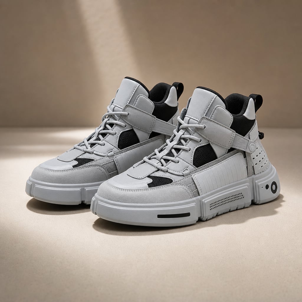 Sneaker Asymmetrisches Design Stoßdämpfende Sohle – Varen