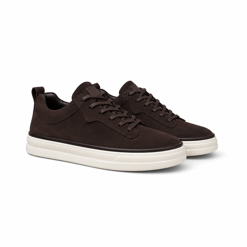 Sneaker Wildleder-Optik Slip-On Smart Casual Beige – Senvo