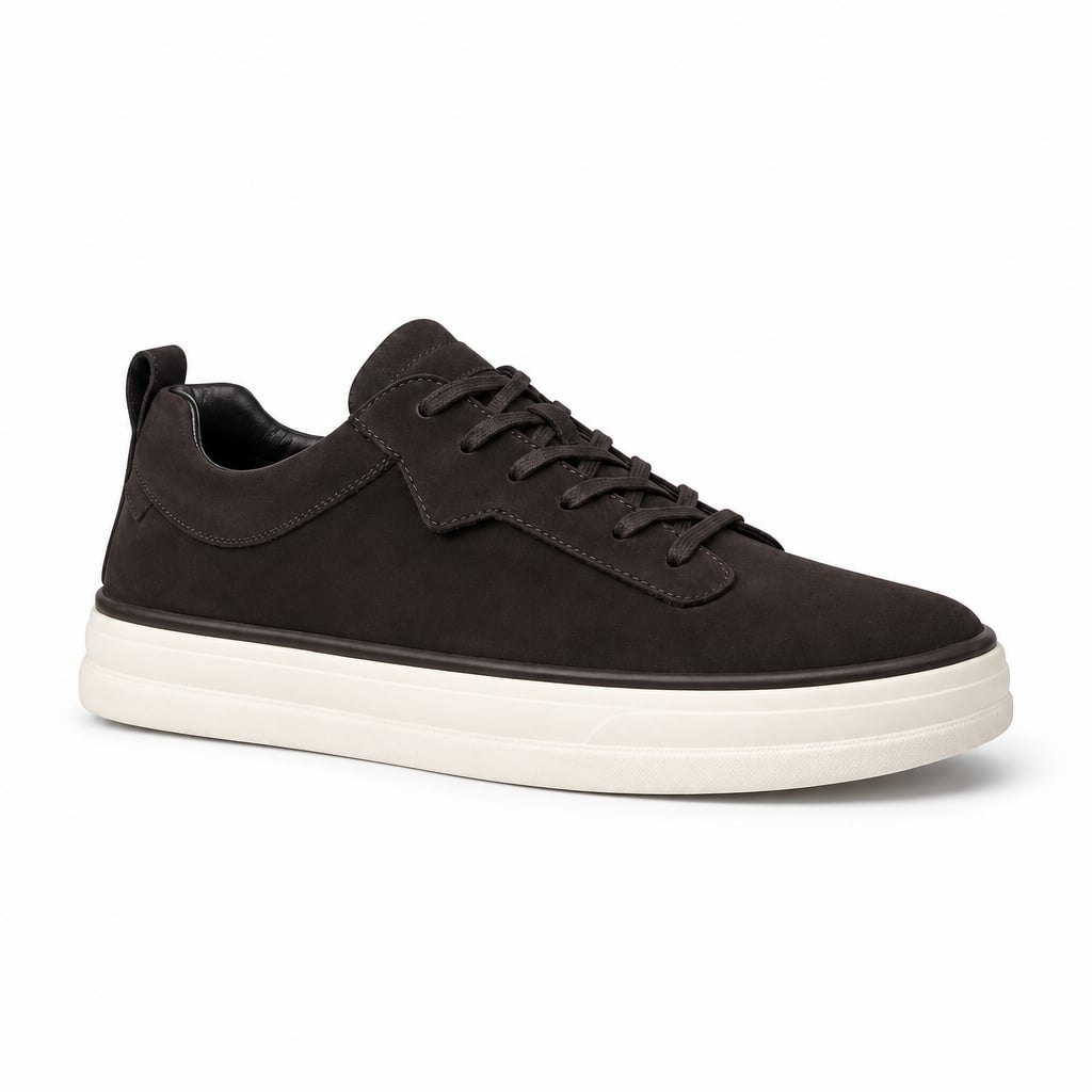 Sneaker Wildleder-Optik Slip-On Smart Casual Beige – Senvo