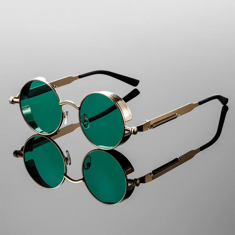 Sonnenbrille Rund Metallrahmen Antireflexglas – Riven