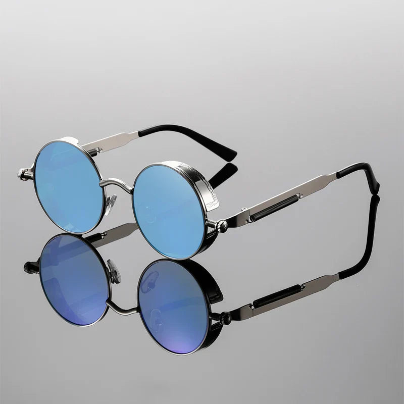 Sonnenbrille Rund Metallrahmen Antireflexglas – Riven