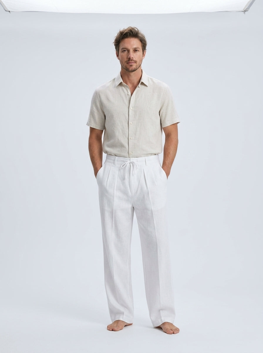 Strandhose Relaxed Fit Kordelzug Weite Passform – Peak