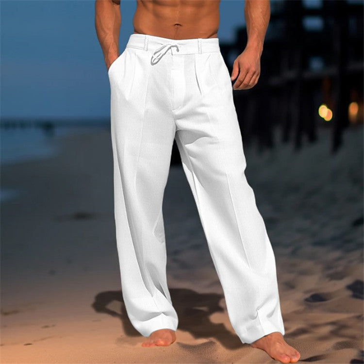 Strandhose Relaxed Fit Kordelzug Weite Passform – Peak