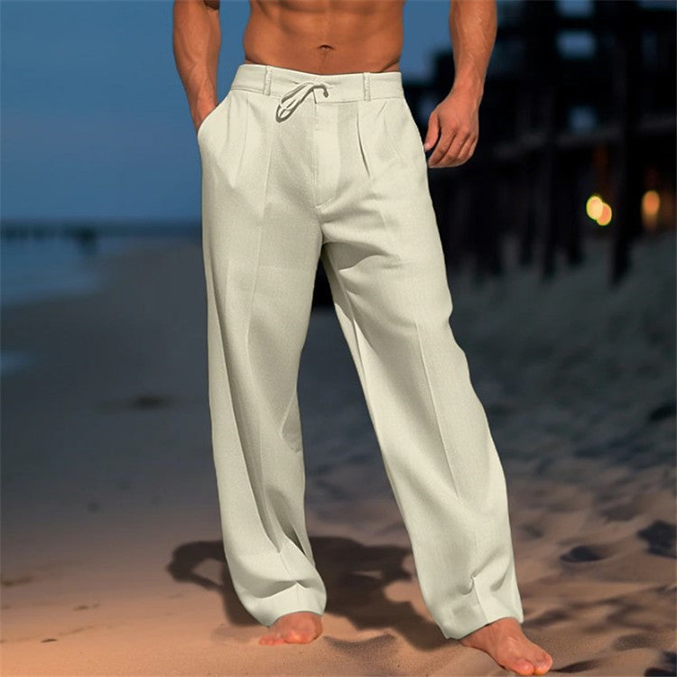 Strandhose Relaxed Fit Kordelzug Weite Passform – Peak