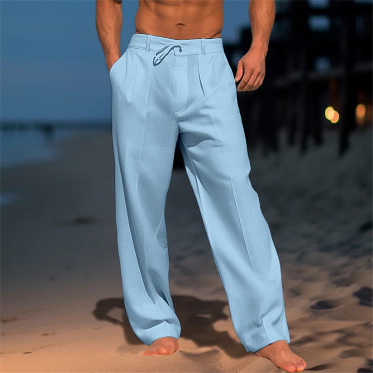 Strandhose Relaxed Fit Kordelzug Weite Passform – Peak