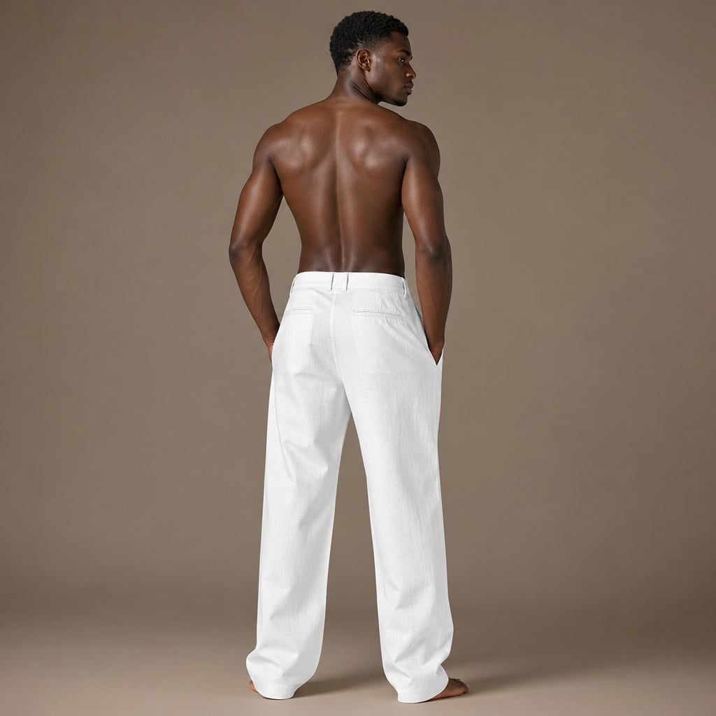 Strandhose Relaxed Fit Kordelzug Weite Passform – Peak