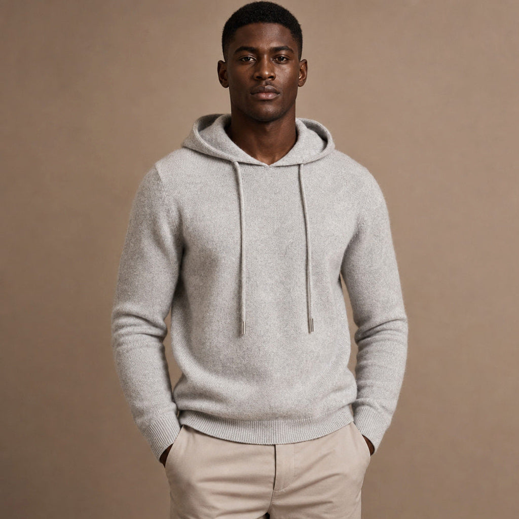 Timo | Merino-Hoodie Feinstrick Relaxed Fit