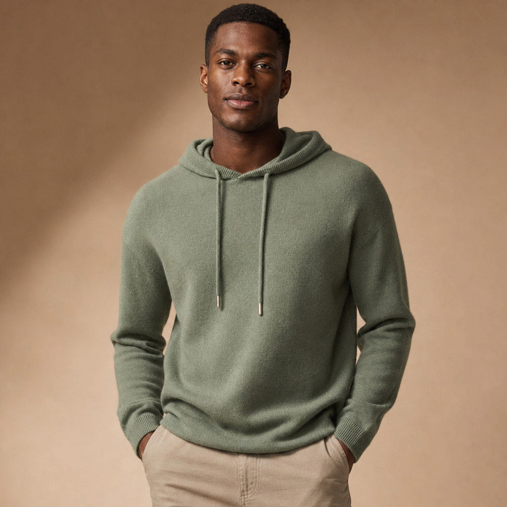 Timo | Merino-Hoodie Feinstrick Relaxed Fit