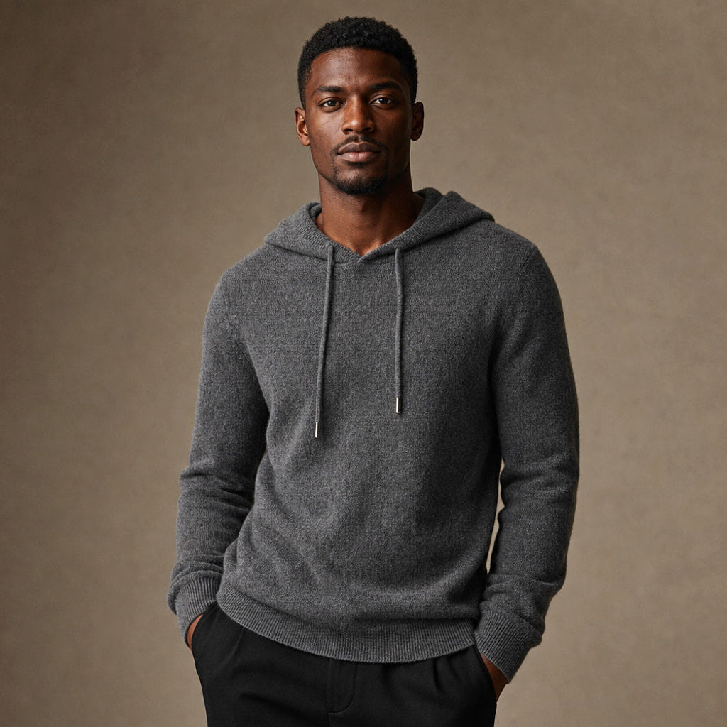 Timo | Merino-Hoodie Feinstrick Relaxed Fit