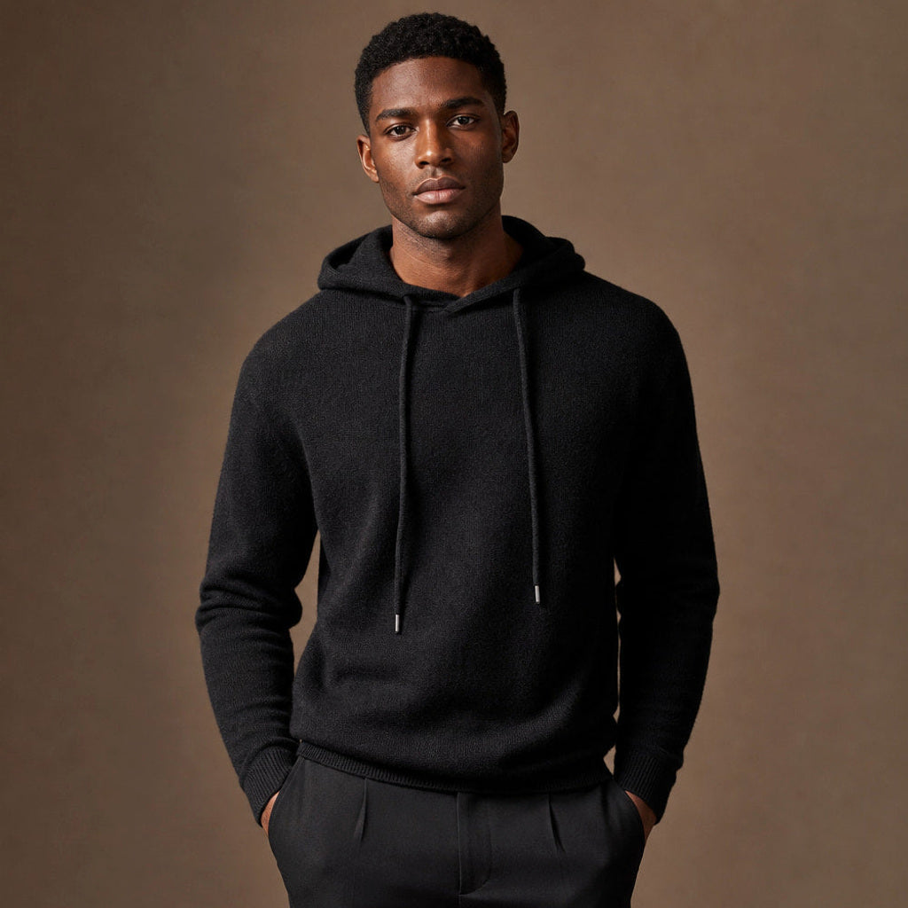 Timo | Merino-Hoodie Feinstrick Relaxed Fit