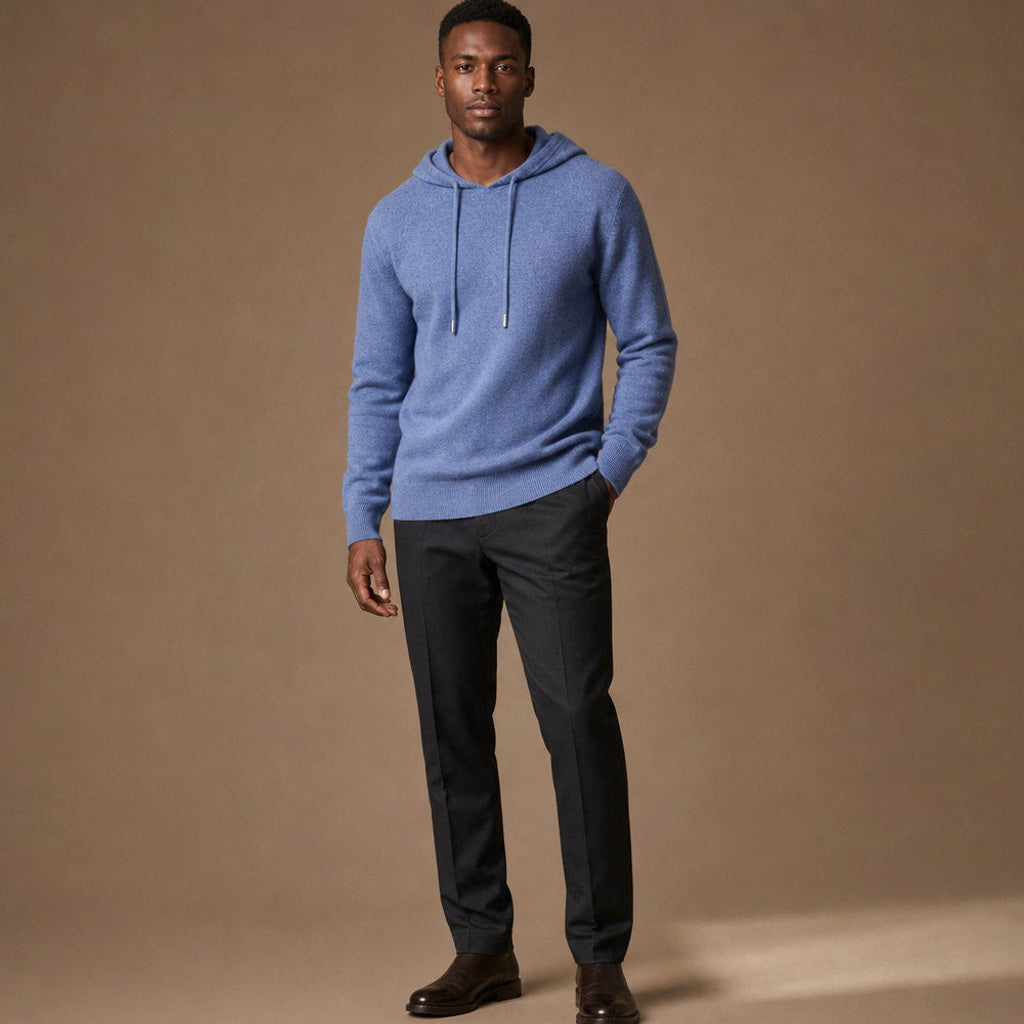 Timo | Merino-Hoodie Feinstrick Relaxed Fit