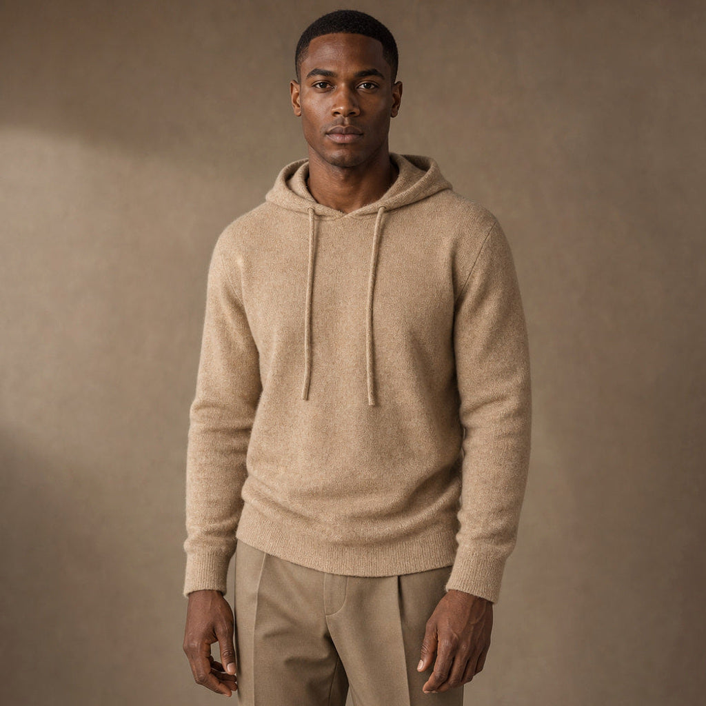 Timo | Merino-Hoodie Feinstrick Relaxed Fit
