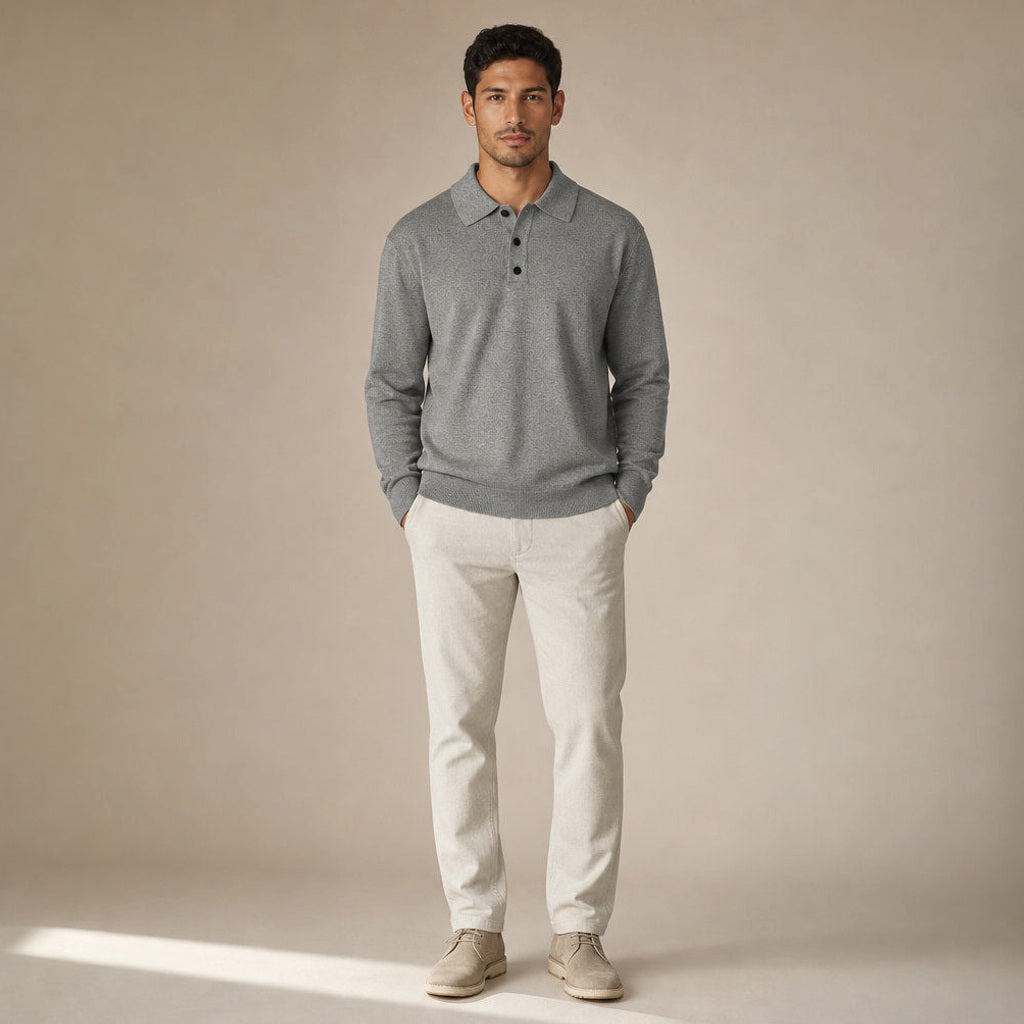 Ulf | Poloshirt Feinstrick Baumwolle