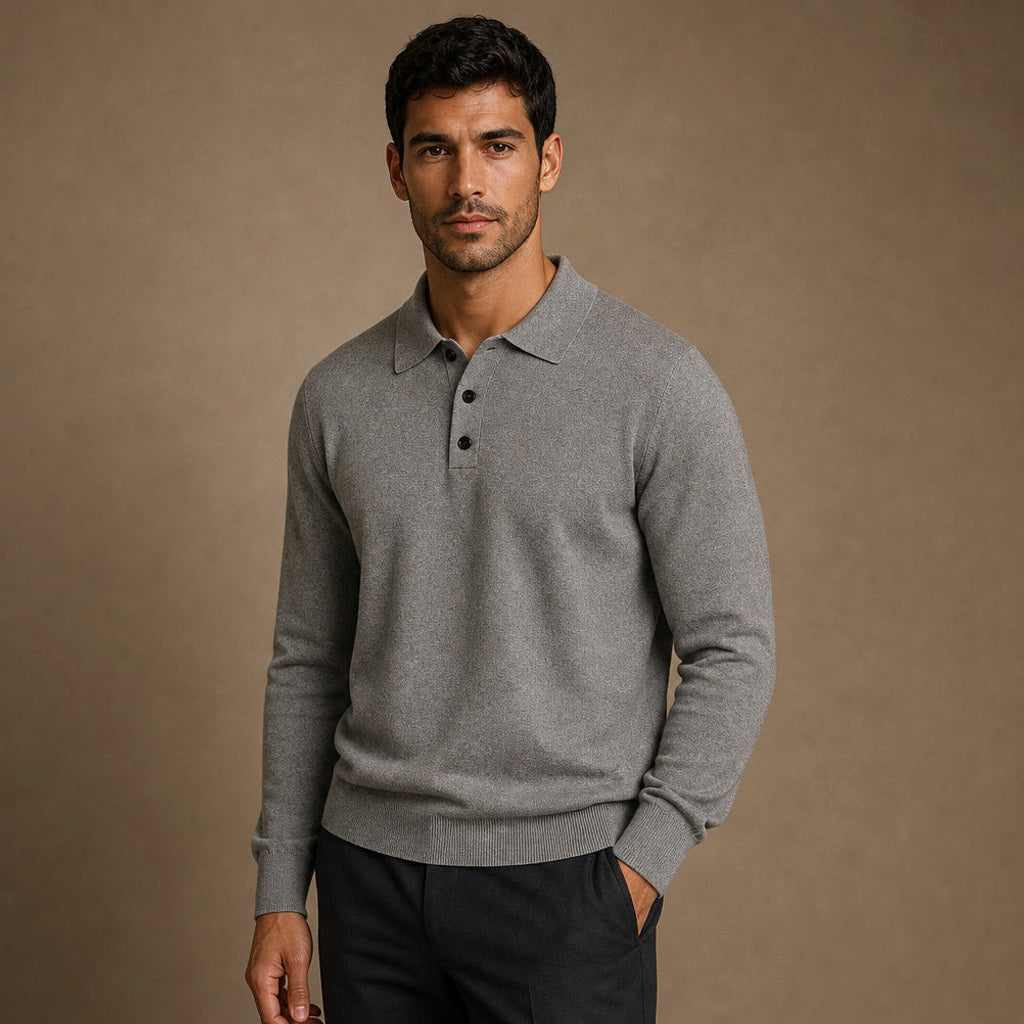 Ulf | Poloshirt Feinstrick Baumwolle